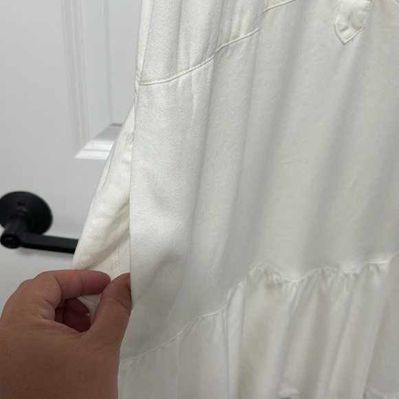 Cremieux Women’s white Sleeveless Dress Bottom Flare Size 8 - Picture 6 of 8